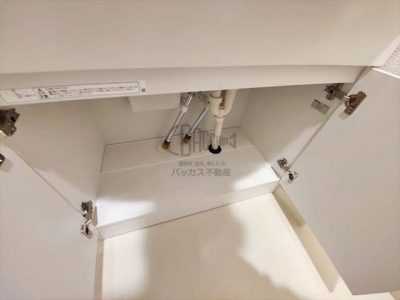 ウィング瓦町 Atype 1K 32.21㎡の洗面化粧台の収納